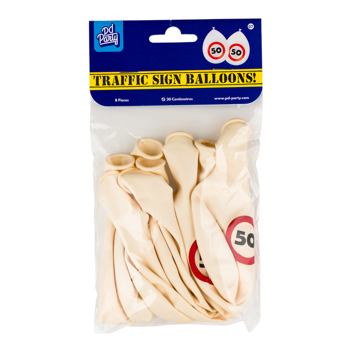 Trafikskylt Ballong - 50