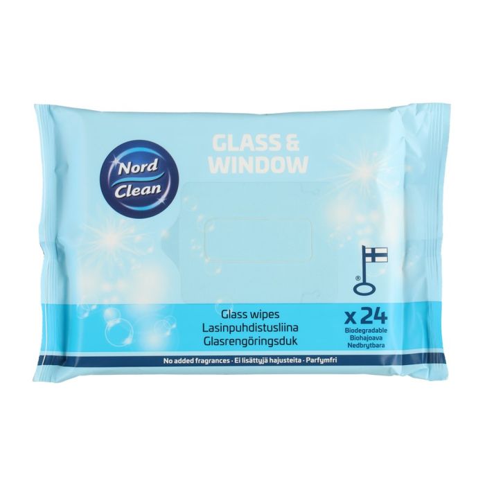Nord Clean Lasin puhdistusliina 24 kpl