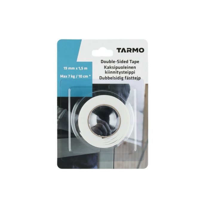Tarmo Kaksipuolinen Kiinnitysteippi 19 mm x 1,5 m - Primica Tools