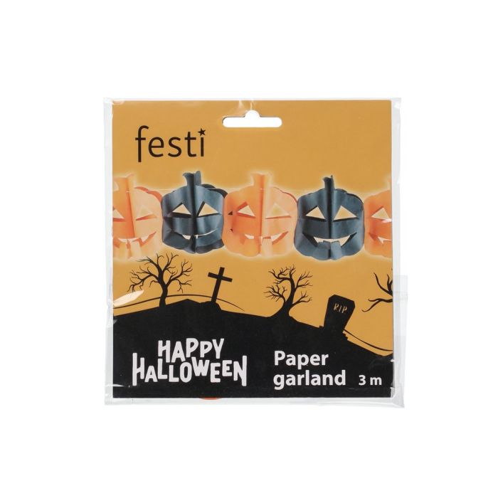 Festi Halloween koristenauha kurpitsa 3 m