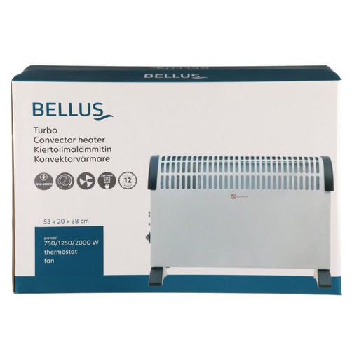 Bellus Kiertoilmalämmitin turbopuhaltimella 2000W - Primica Tools