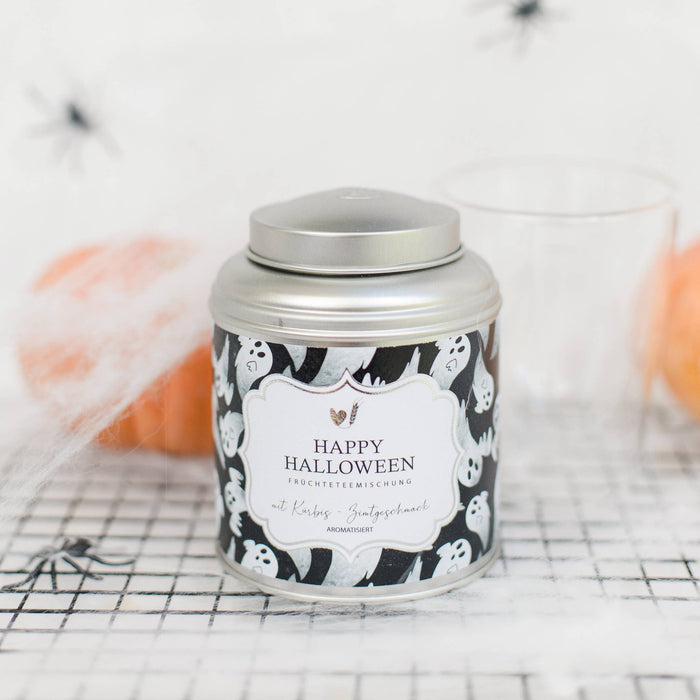 Happy Halloween fruktte med pumpa och kanel
