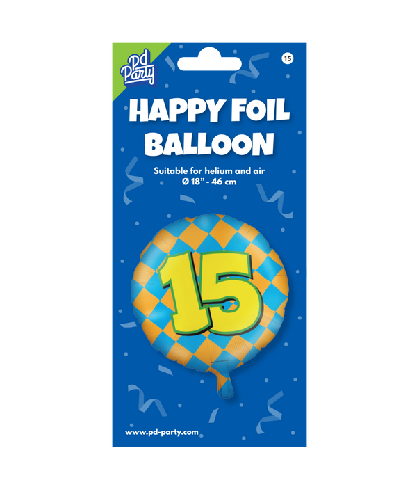 Happy Party Ballonger - 15 år