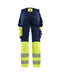 Highvis riipputaskuhousut 4-way stretch - Primica Tools