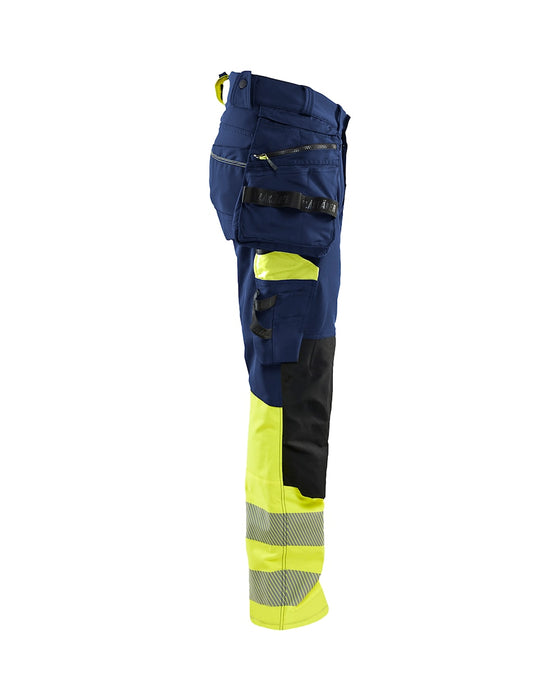 Highvis riipputaskuhousut 4-way stretch - Primica Tools