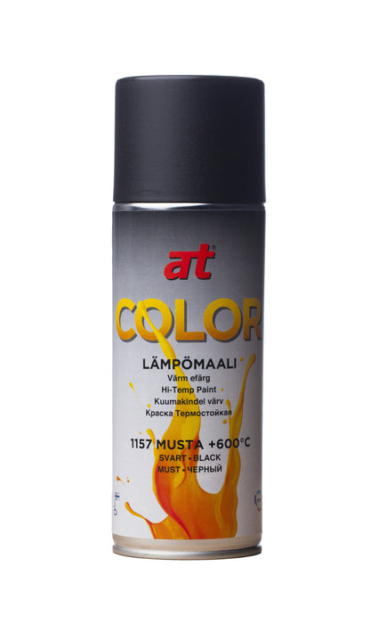 Lämpömaali musta +600°C, AT 1157 - Primica Tools