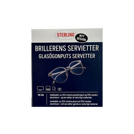 Silmälasien puhdistusliina 50 kpl - Primica Tools