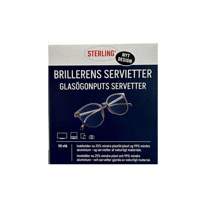 Silmälasien puhdistusliina 50 kpl - Primica Tools