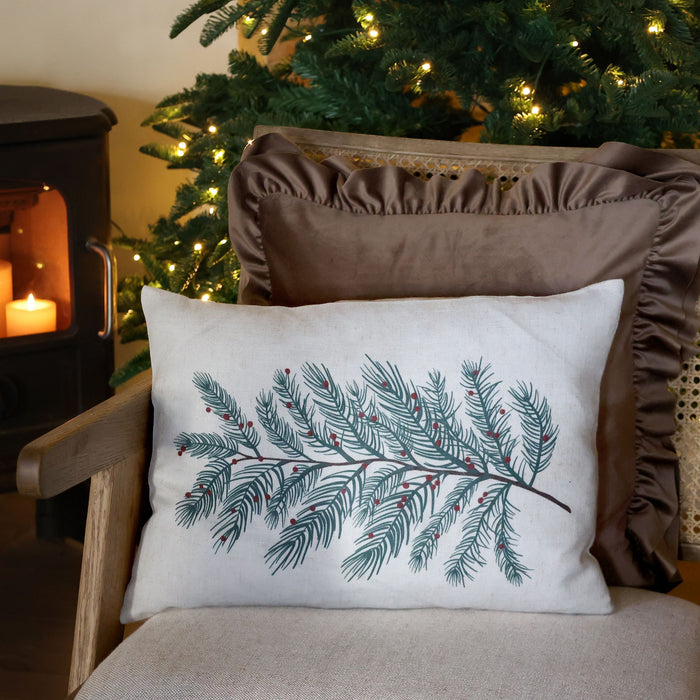 Aix Pillowcase w. fir branch