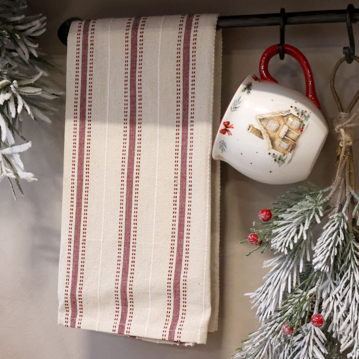 Aix Tea Towel w. stripes