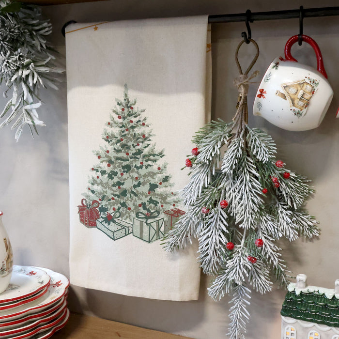 Aix Tea Towel w. Christmas tree