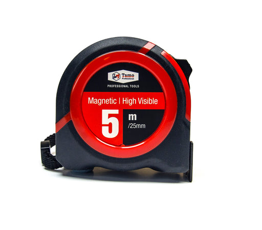 TAMO RULLAMITTA HI VIS MAGN 5 M 163002 - Primica Tools