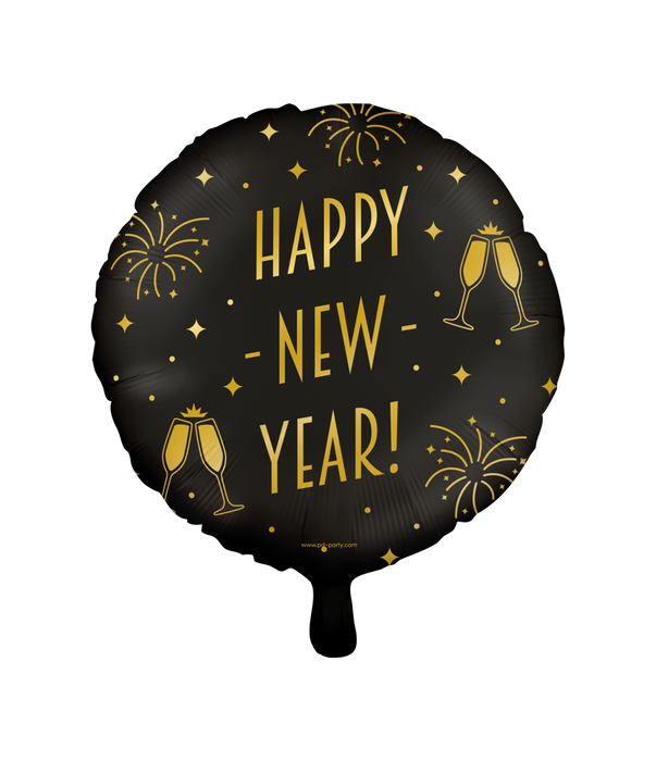 Snygga festfolieballonger - Gott nytt år