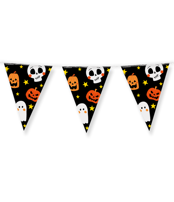 Festflaggor i folie – Halloween