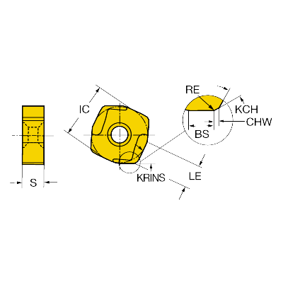 N365-1505ZNE-KW4 3330 CoroMill® 365 -jyrsinterä - Primica Tools