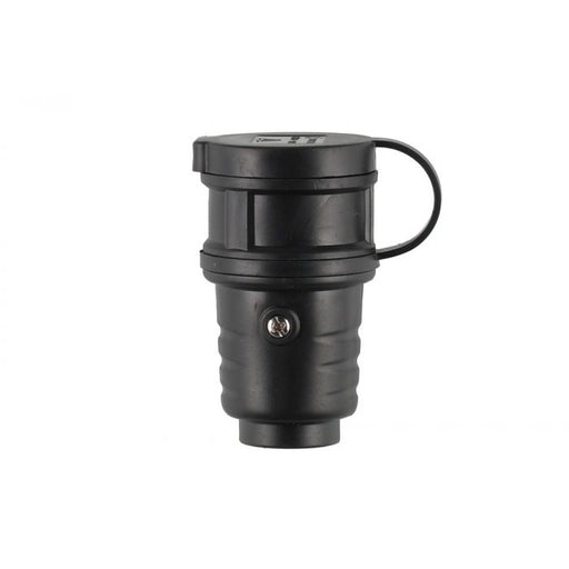 Tarmo Jatkopistorasia 1-osainen IP44 musta - Primica Tools