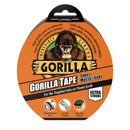 Gorilla Tape Black 32 m - Primica Tools