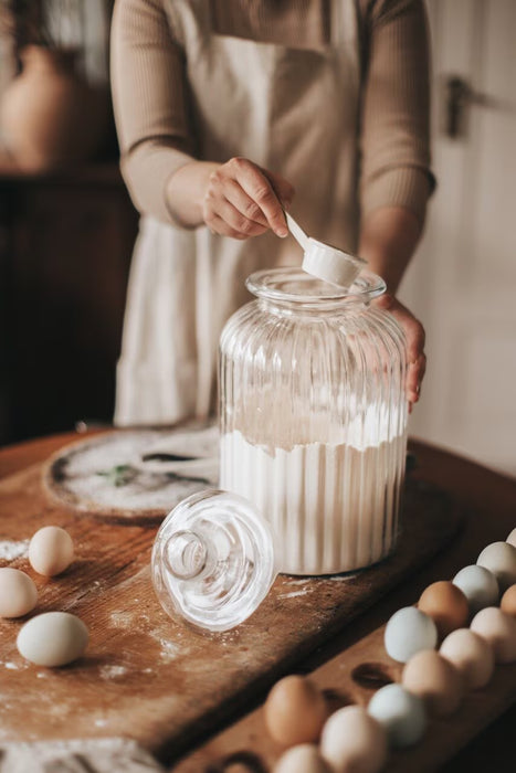 Glasburk Hög m. Lock