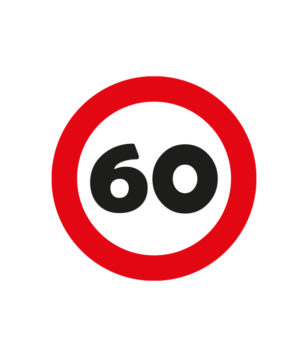 Trafikskyltkonfetti - 60 (14 g)