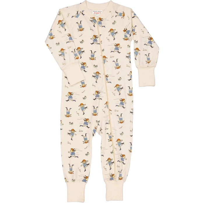Pyjamas Pippi Långstrump soft beige