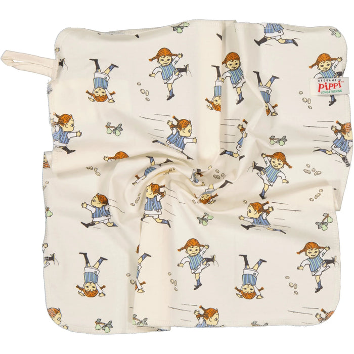 Snuttefilt Pippi Långstrump soft beige