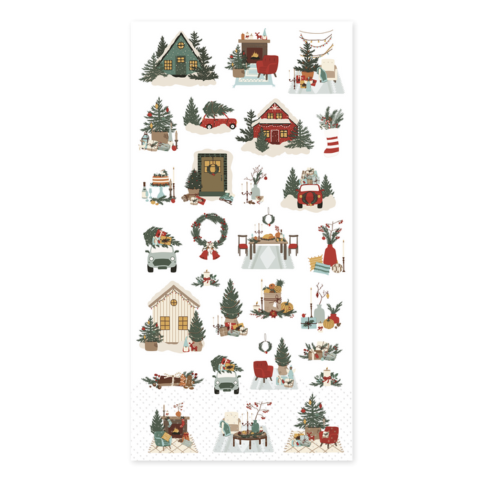 Napkin w. Christmas motifs
