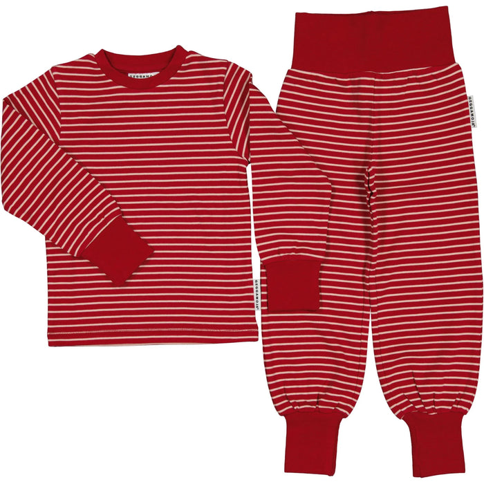 Pyjamas Tvådelad Rosa/Röd