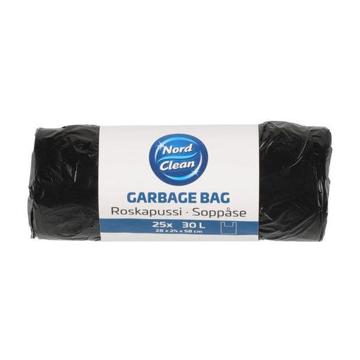 Nord Clean Roskapussi musta 30 L 25 kpl - Primica Tools