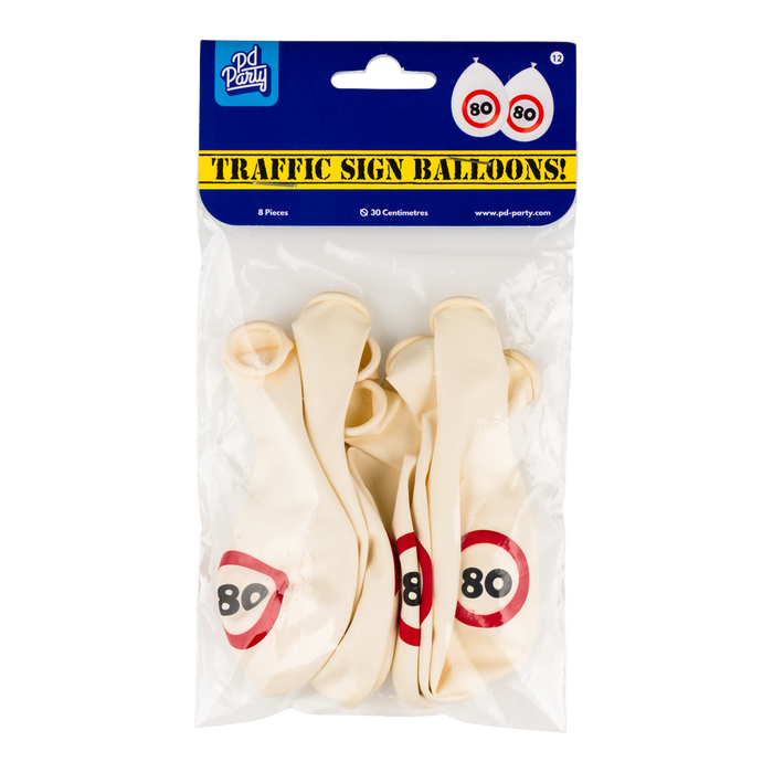 Trafikskylt Ballong - 80