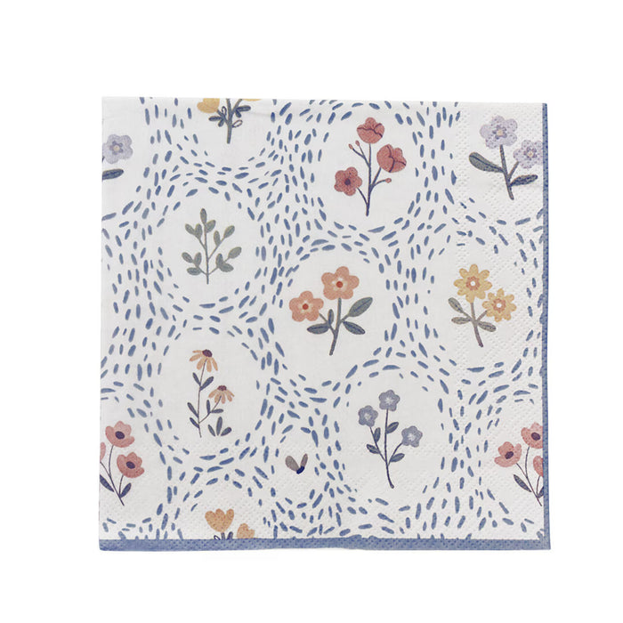 Pappersservett Fleur