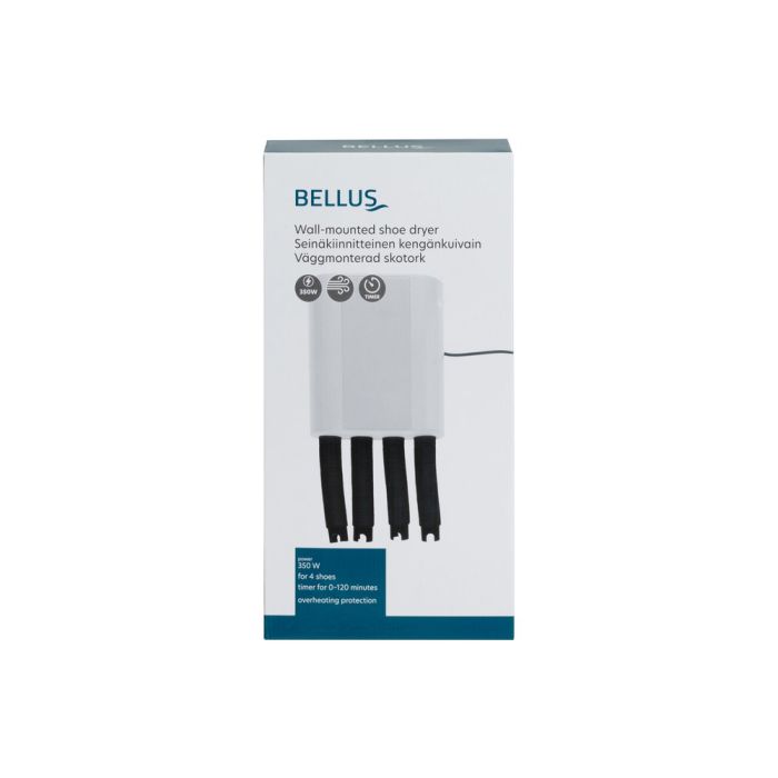 Bellus Seinäkiinnitteinen Kengänkuivain 4-os. - Primica Tools