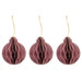 Winteria Paperipallo 10 cm vanha roosa 3 kpl pakkaus - Primica Tools