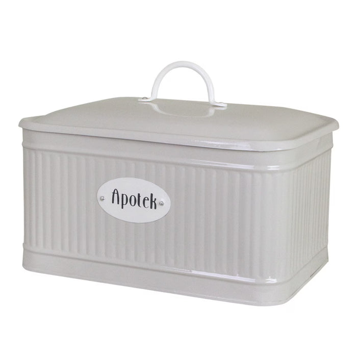 Plåtburk Hugo Apotek Beige