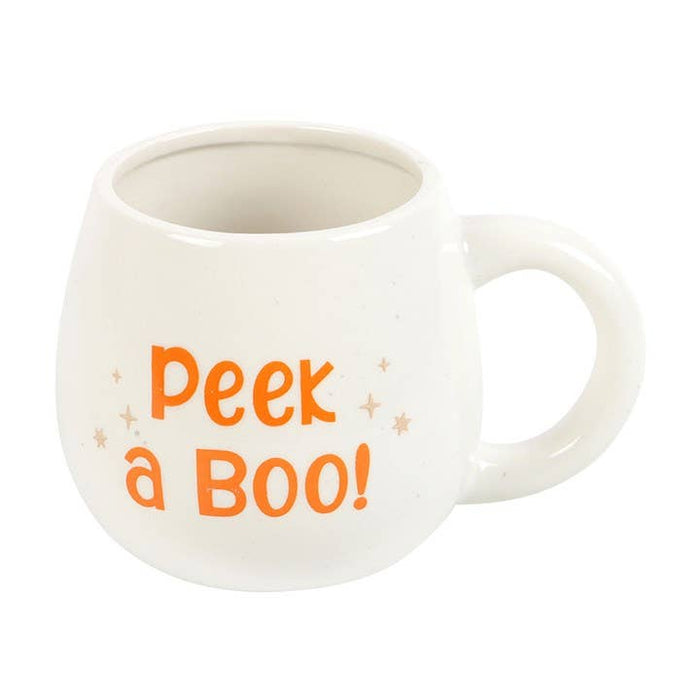 Peekaboo Ghost rundad mugg