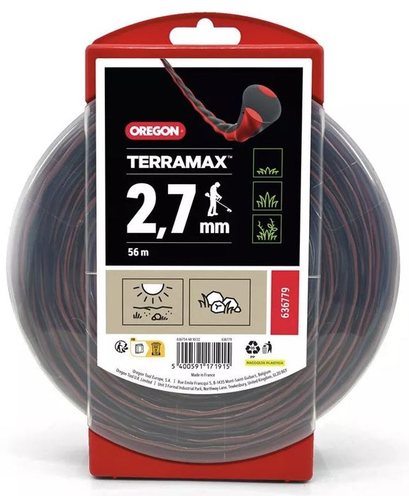 Trimmerin siima 2,7 mm x 56 m Terramax