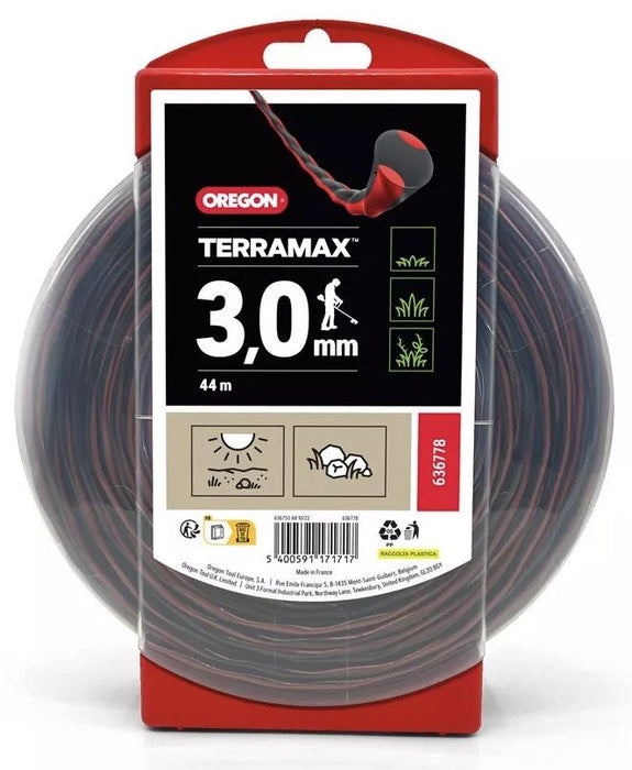 Trimmerin siima 3,0 mm x 44 m Terramax