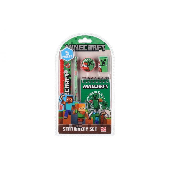 Minecraft Koulutarvikesetti 5-osaa