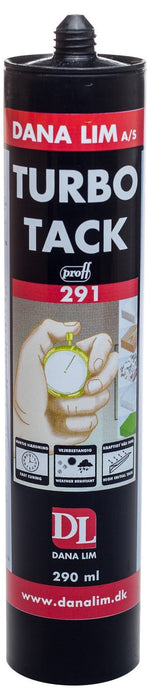 ASENNUSLIIMA DANALIM TURBO TACK 291 290 ML VALKOINEN