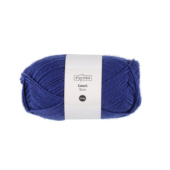 Kehrä Neulelanka Lauri sininen 100 g