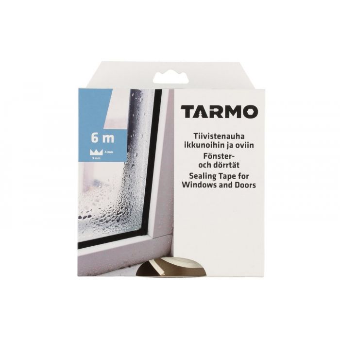 Tarmo Ikkunatiiviste E-profiili valkoinen 6 m - Primica Tools