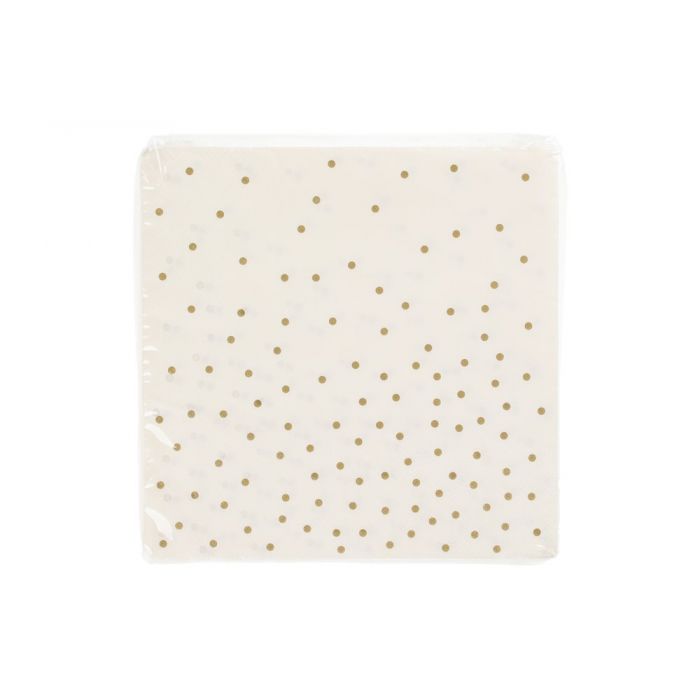 Festi Lautasliina kultaiset pallot 33x33 cm 20 kpl