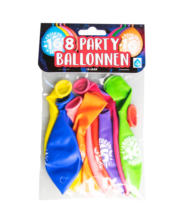 Happy Party Ballonger - 16 år
