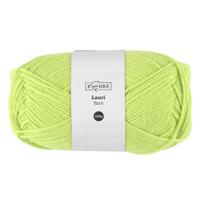 Kehrä Neulelanka Lauri limenvihreä 100 g
