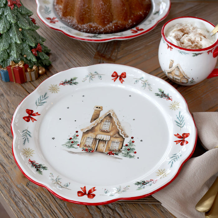 Chalet de Noël Dinner Plate