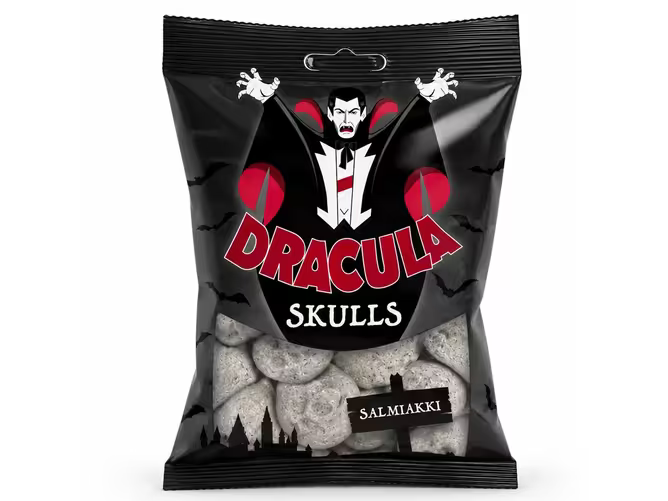 Dracula Salmiakkikallo 65g