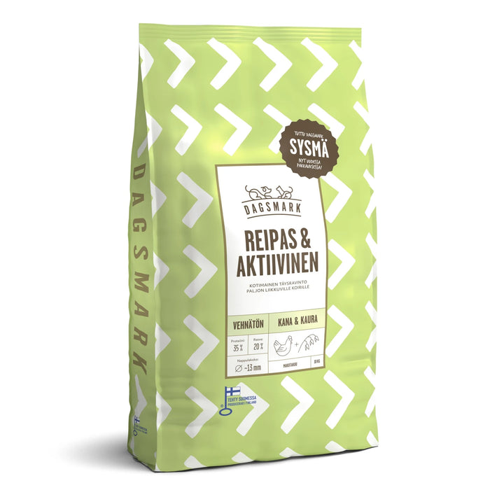 Reipas & Aktiivinen vehnätön kana-kaura 10 kg - Primica Tools