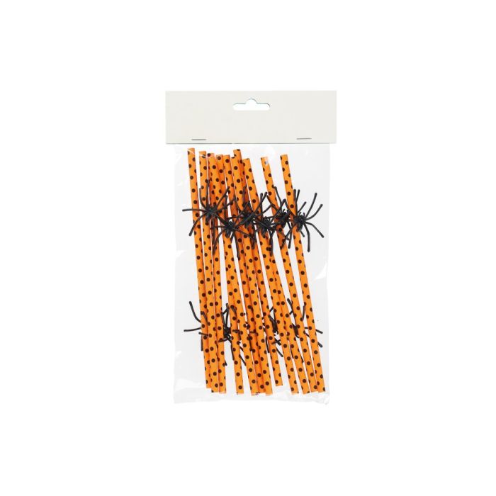 Festi Halloween paperipilli koristeella 12 kpl