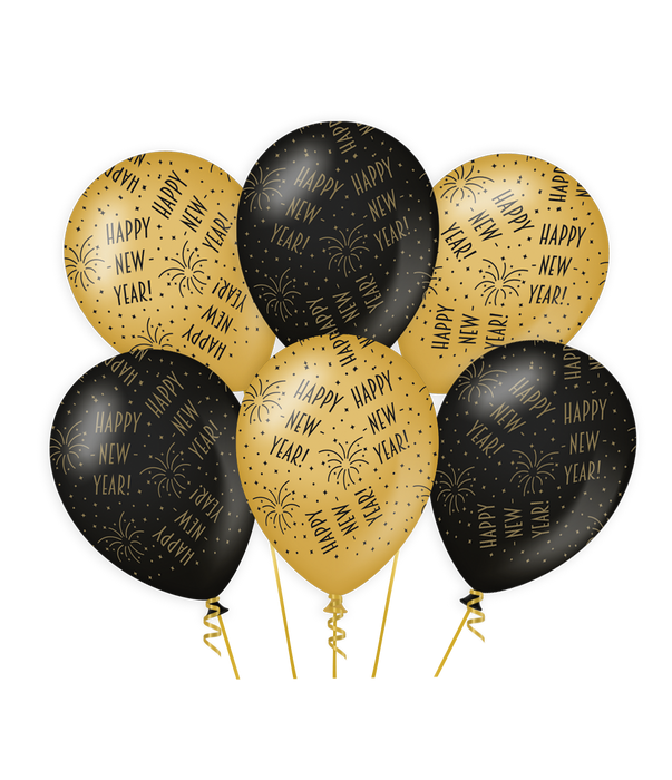 Snygga festballonger - Gott nytt år