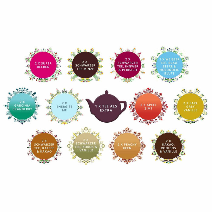 ETS - BIO Te Adventskalender 2025 "Christmas Countdown" vit, 25 tepåsar