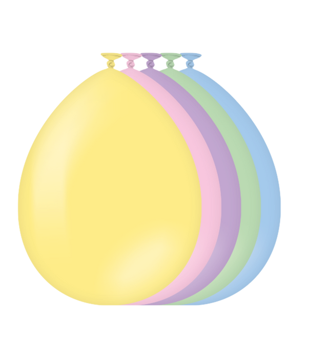 Ballonger 10 st. - Pastellblandning